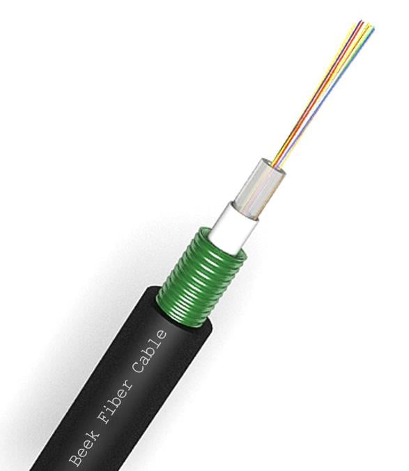 Beek Indoor/Outdoor Fiber Optic Cable, 12 Core, OS2, 9/125μ Singlemode, Unitube, LSZH