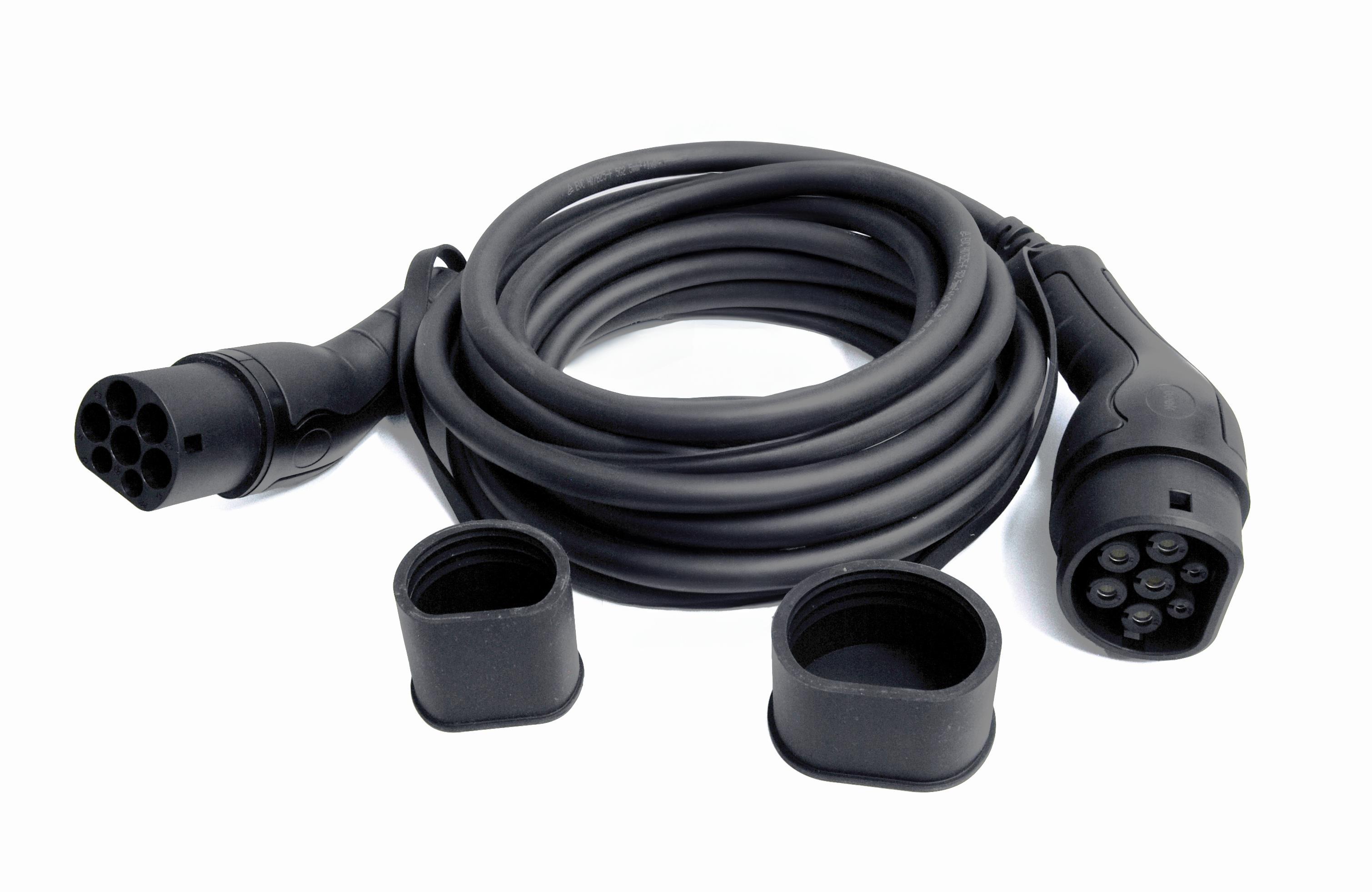 Beek Type2 <-> Type2 IEC Elektrikli Araç Şarj Kablosu, 400V / 32A 22kW, IP55, Düz TPU Kablo, 7.5 metre<br>
Beek Type2 to Type2 IEC EV Charging Cable 400V / 32A 22kW, IP55 Straight TPU Cable, 7.5m