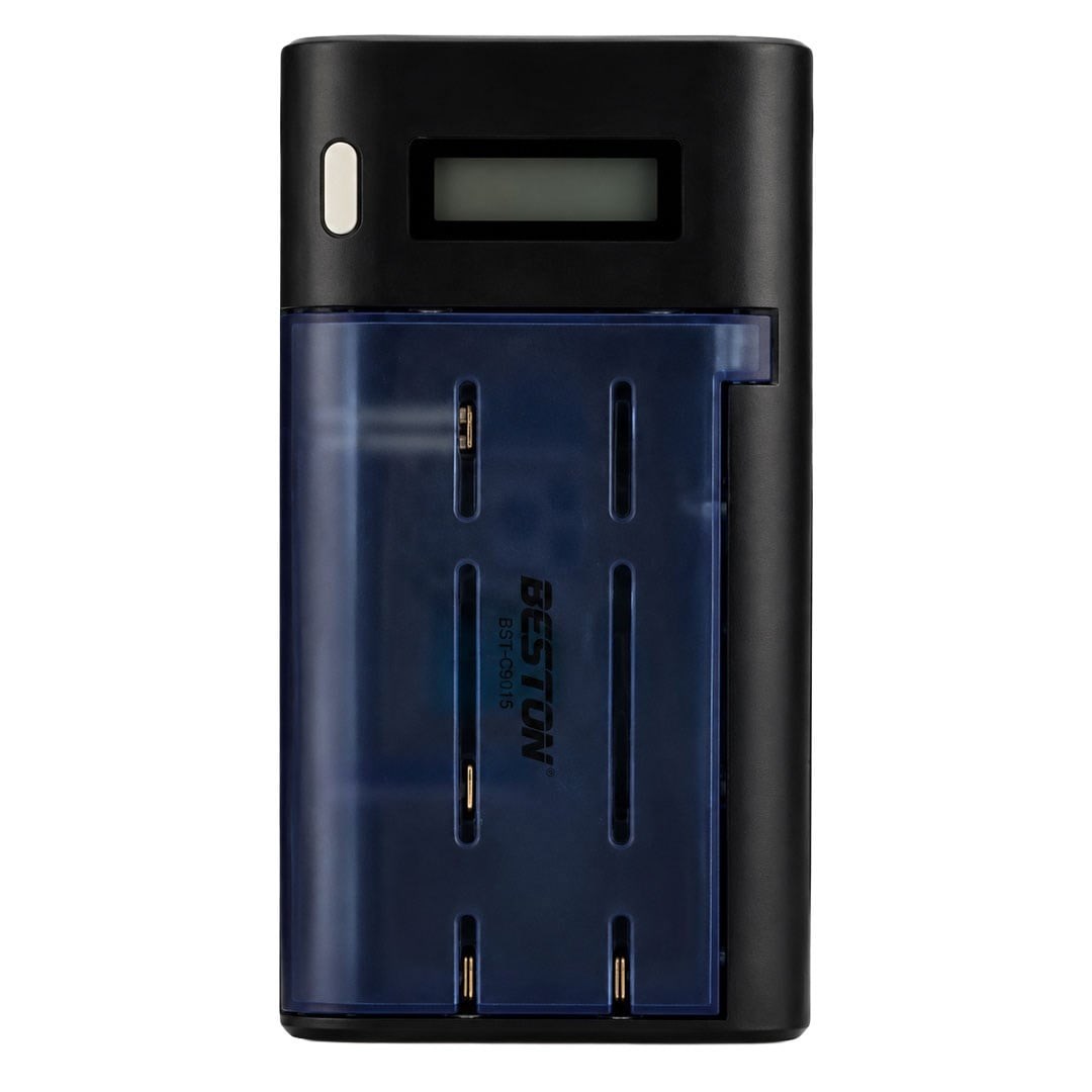 Beston BST-C9015C (AA-AAA-C-D-9V-SC) Universal Tüm Boylar Dijital Ekranlı Pil Şarj Cihazı