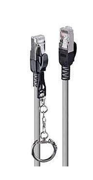 CAT. 6A S/FTP Güvenlik İçin Kilitlenebilir Patch Kablo, 500MHz, Gri Renk, 0.5m<br>
CAT. 6A S/FTP Security Cable 0.5m, RJ45, M/M Secure Locking Cable, 500MHz, Grey<br>
0.5m Cat.6A S/FTP LSZH Network Cable, Grey, RJ45, M/M, 500MHz, Copper&l