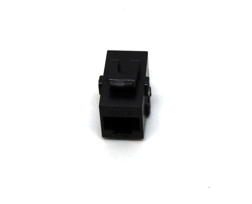 CAT6 UTP Coupler for Patch cord extensionUn-shielded Keystone form factor Black color