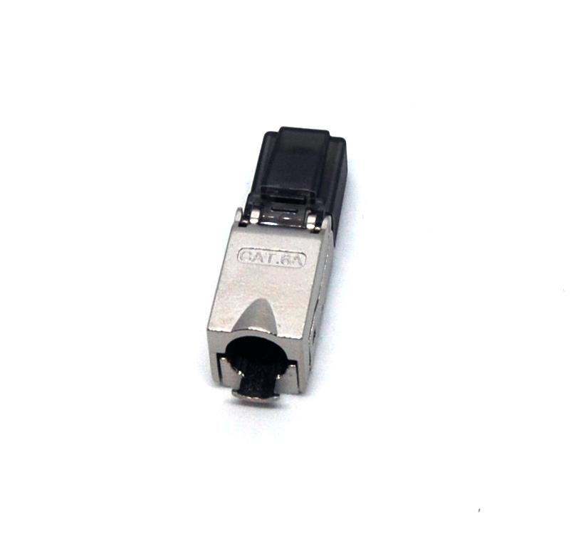 CAT6A Shielded Field Termination Plug500MHz / 10GbpsTool-free installationWith strain relief boot