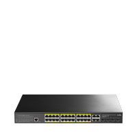 CUDY GS2028PS4-400W 28 Port Gbit 24 Port PoE+ 400W 4xCombo Uplink Rack mount Yönetilebilir (L2) Switch
