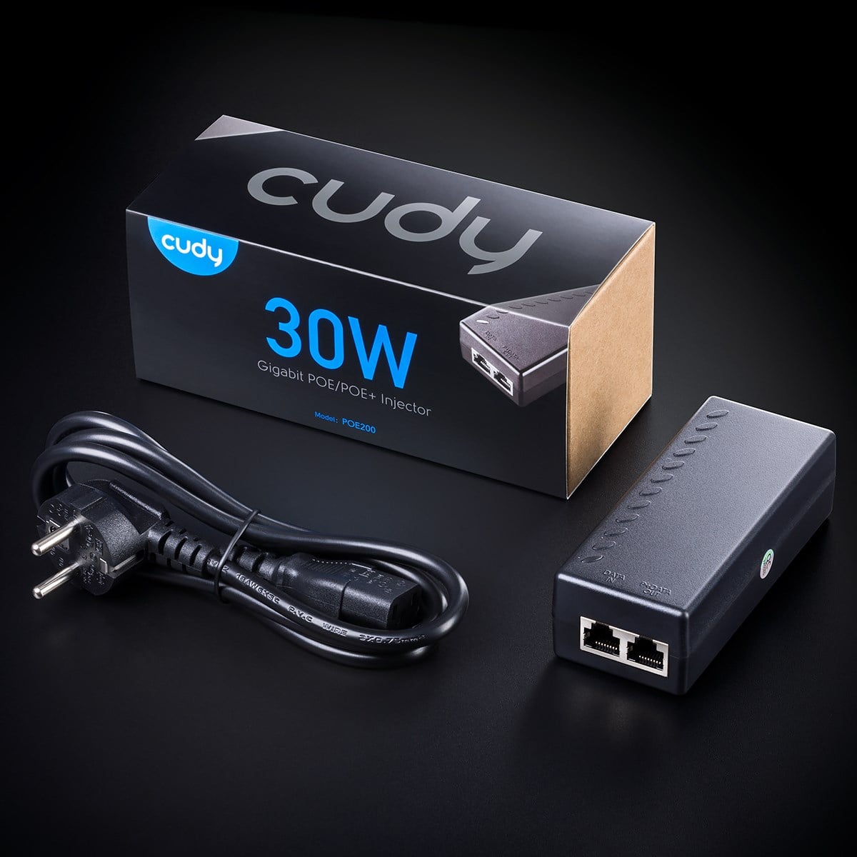 CUDY POE200 2port Gigabit 30W PoE Adaptör