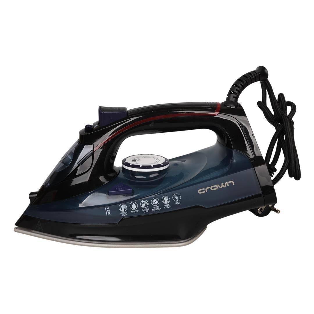 Crown CRW-7206 2200W Seramik Tabanlı Buharlı Ütü Mavi