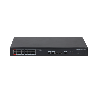DAHUA 16port 240w FULL PoE PFS4218-16ET-240-V2 GIGABIT 2X SFP Yönetilebilir Switch