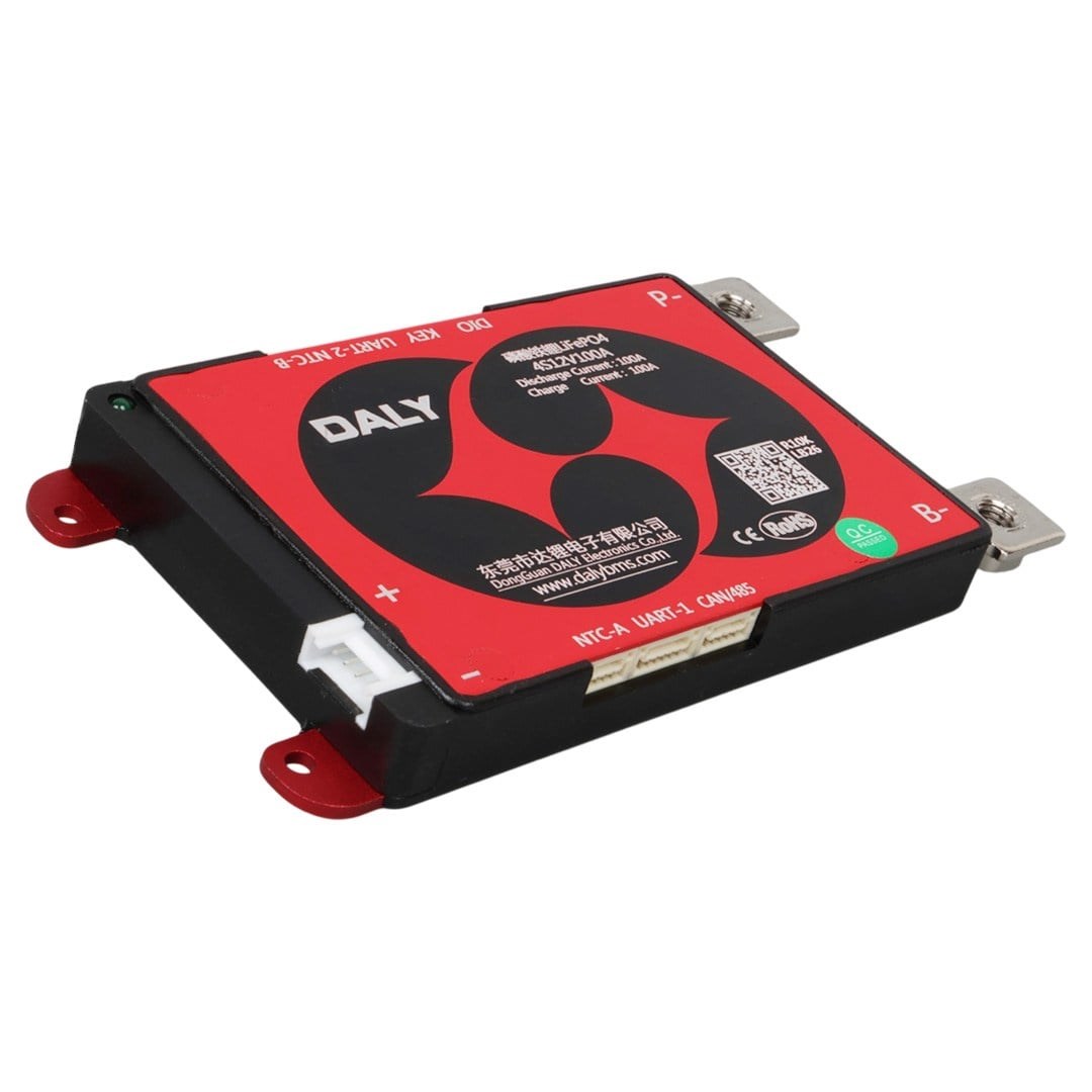 DALY LFP 4S 12V 100A LiFePO4 Smart Akıllı BMS Pil Koruma Modülü (RS485 + CAN + UART)