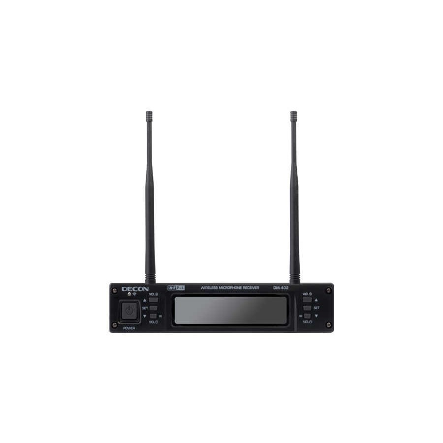 DECON DM-402T 1 RECEIVER 2 HANDHELD MİKROFON SETİ