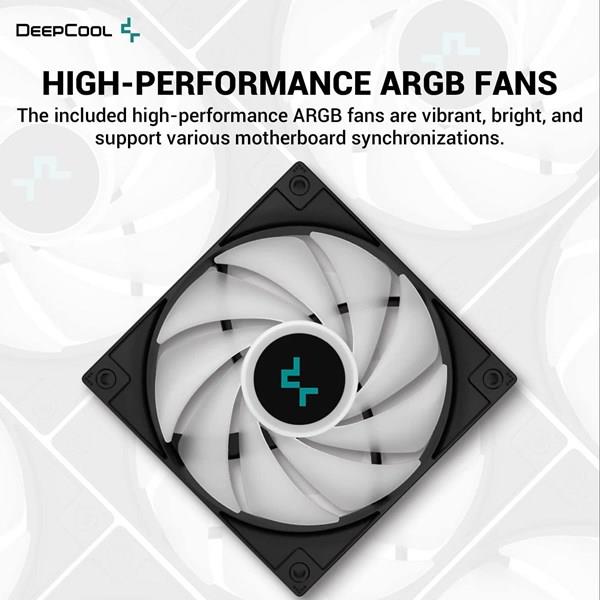 DEEPCOOL 240mm LE520 RGB Sıvı Soğutmalı AM5-1700p İşlemci Fanı