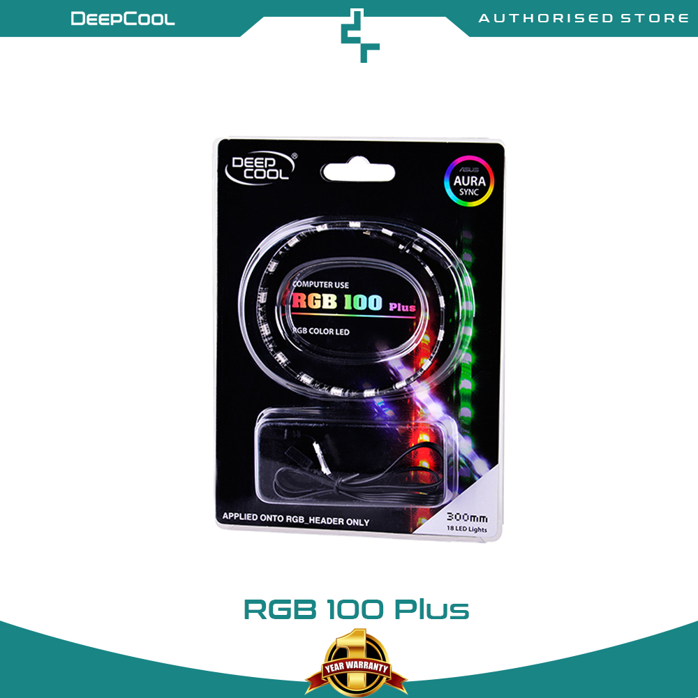 DEEPCOOL RGB100 White LED Manyetik Şerit 12V DC 4 Pin Bilgisayar Kasası Beyaz Aydınlatma Kiti