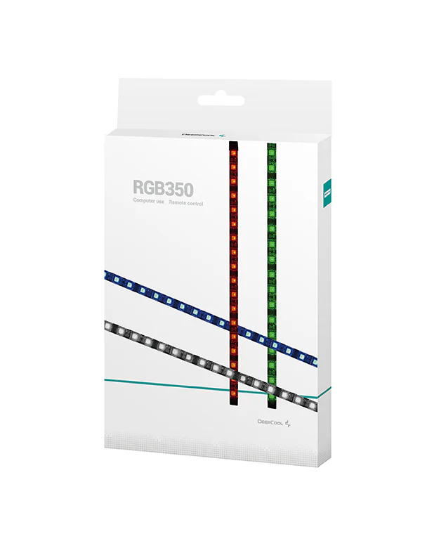 DEEPCOOL RGB350 Uzaktan Kumandalı Mıknatıslı Kasa İçi RGB LED Aydınlatma Seti