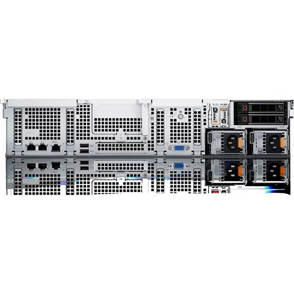 DELL 2XGOLD 5416S R760XS PER760XS5SPL-64GB DDR5 RDIMM- 2X480GB+2X960GB SSD-4x1100w Titanium 2U Rack Sunucu