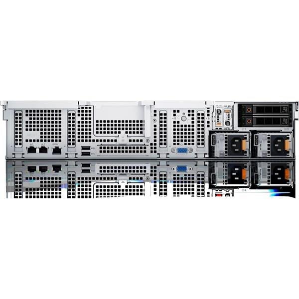 DELL 2XGOLD 5416S R760XS PER760XS5SPL-64GB DDR5 RDIMM- 2X480GB+2X3.84TB SSD-4x1100w Titanium 2U Rack Sunucu