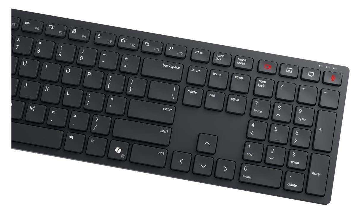 DELL Q TR KB525C PRO 580-BBSW Sessiz Kablolu TypeC Klavye
