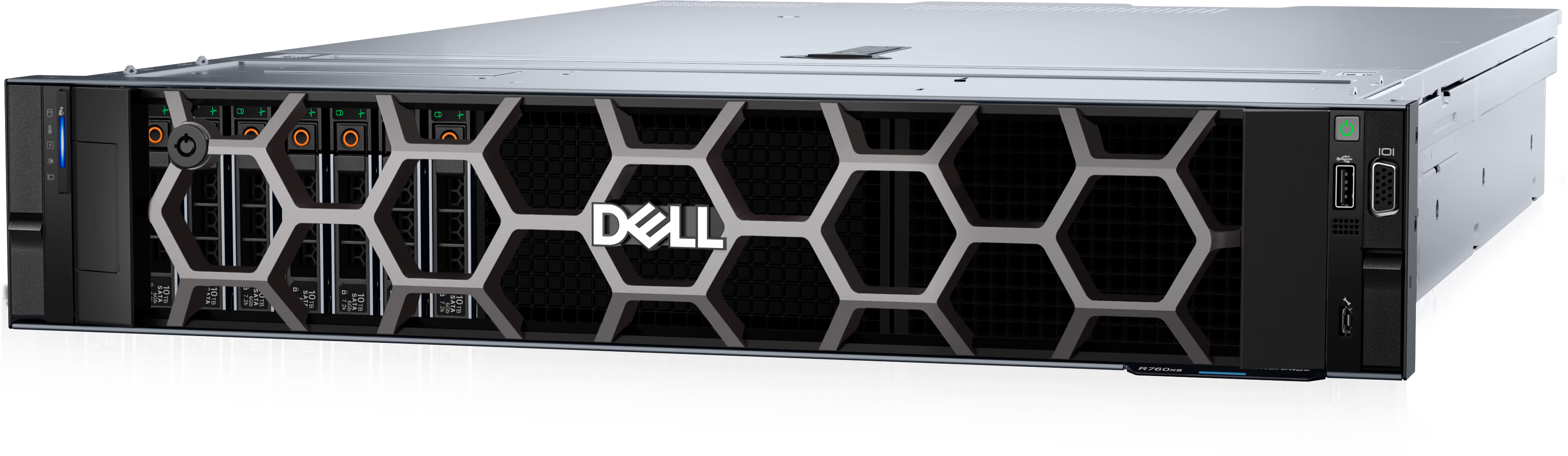 DELL Silver 4510 R760XS SPL1 64GB DDR5 RDIMM-2.4TB SAS-4X480GB SSD-2x700w Rack Sunucu (10975)