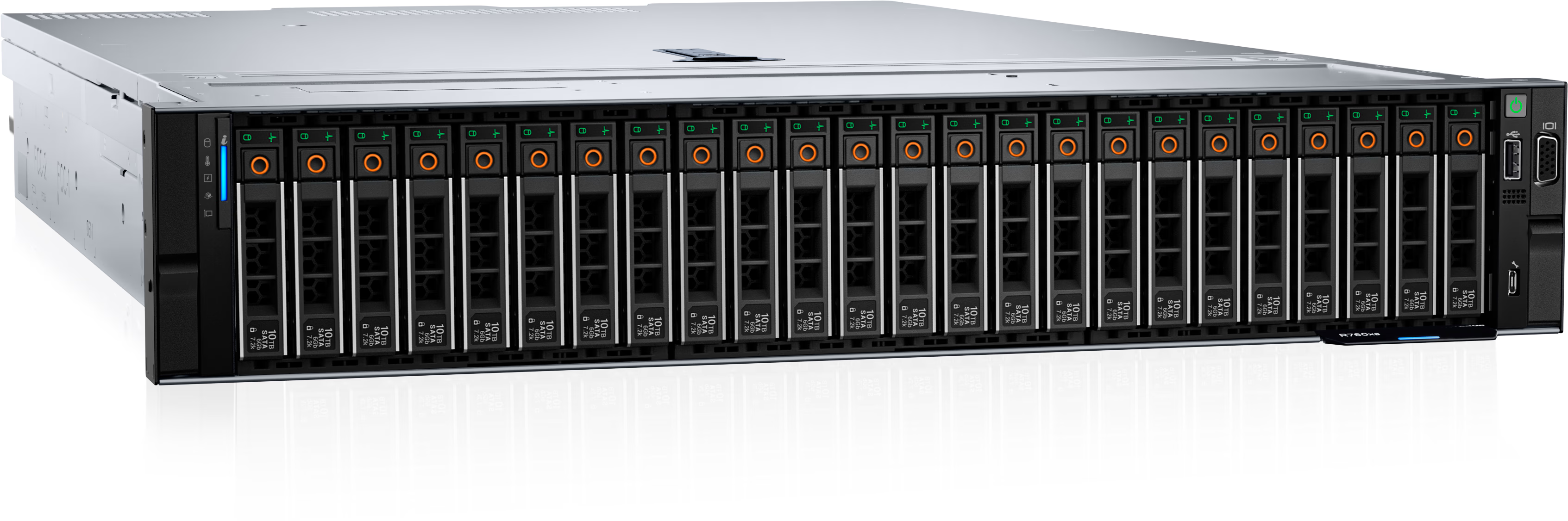 DELL Silver 4510 R760XS SPL1 64GB DDR5 RDIMM-2.4TB SAS-4X960GB SSD-2x700w Rack Sunucu (10975)