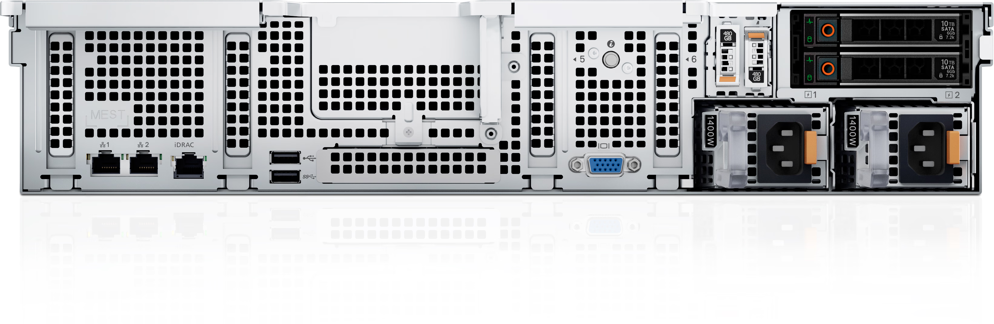 DELL Silver 4510 R760XS SPL1 64GB DDR5 RDIMM-2.4TB SAS-6X480GB SSD-2x700w Rack Sunucu (10975)