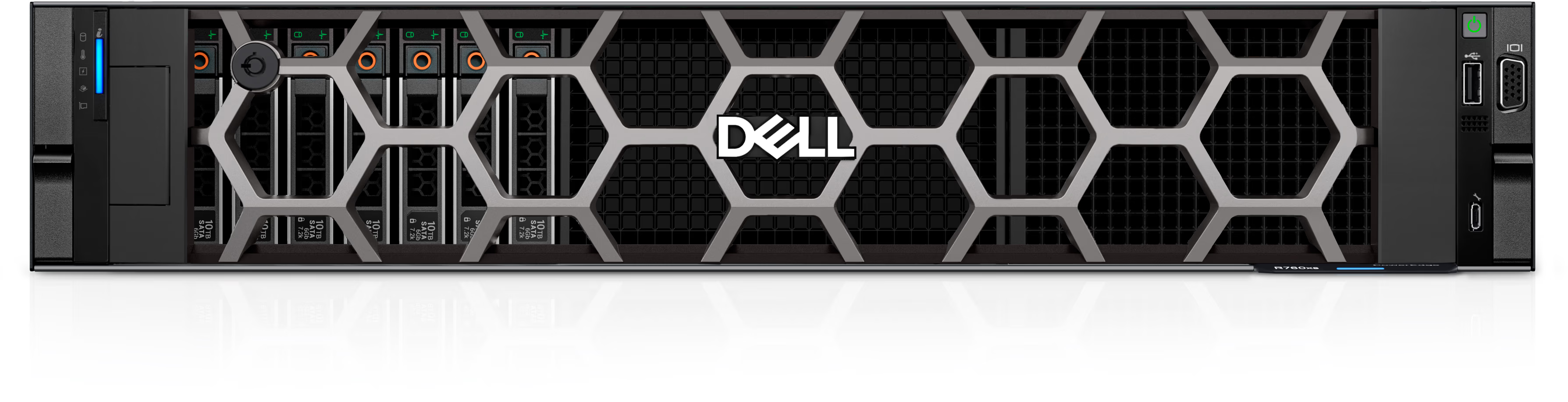 DELL Silver 4510 R760XS SPL1 64GB DDR5 RDIMM-2.4TB SAS-2X960GB SSD-2x700w Rack Sunucu (10975)