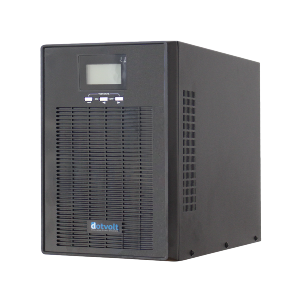 DOTVOLT 2KVA MN2KVA PLUS ONLINE 1/1F LCD EKRAN TOWER UPS 4x 12V 9 Ampe