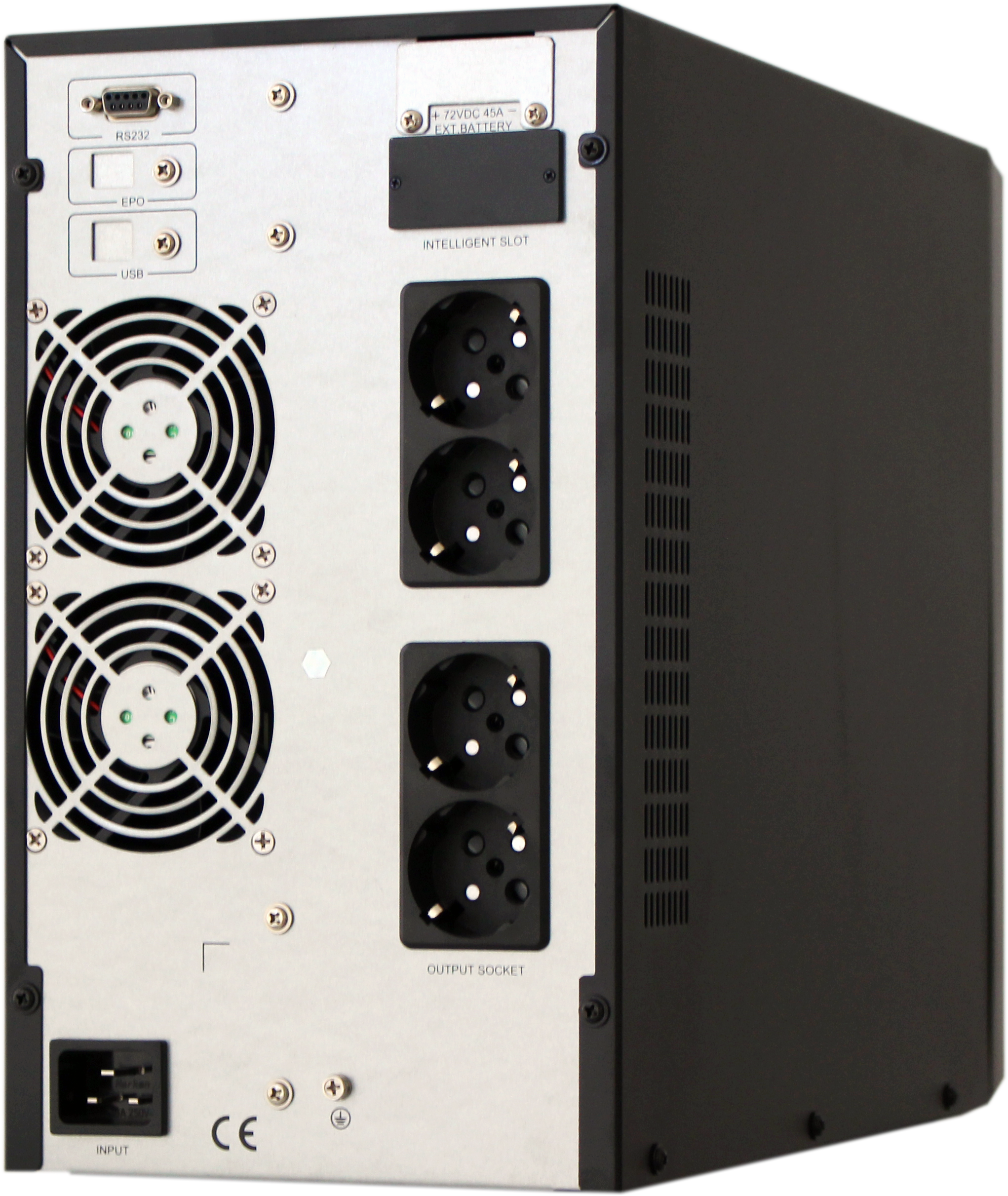 DOTVOLT MN PLUS Online 2 KVA 1/1 Faz (4x12v 9AH Akü ) UPS