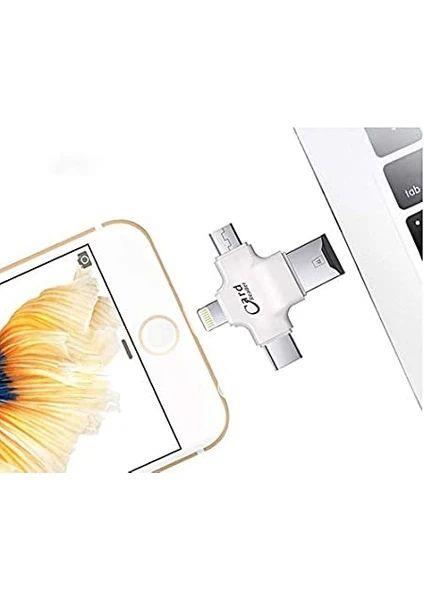 Daytona HC05-B Çok fonksiyonlu beyaz USB Flash