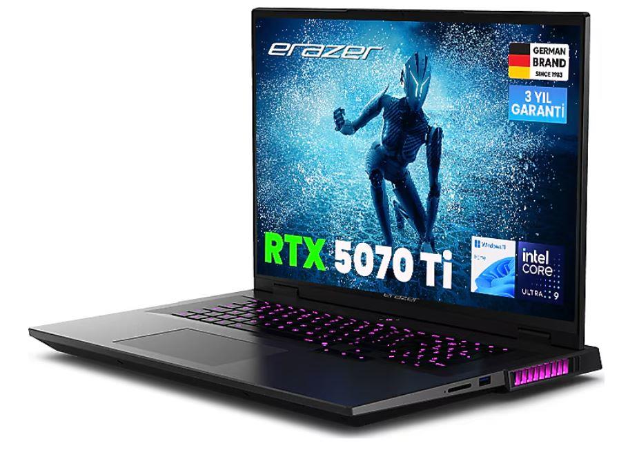 ERAZER Beast 18 X1 MD62746 Ultra 9-275HX 32GB 2TB SSD 12GB RTX5070Ti 18