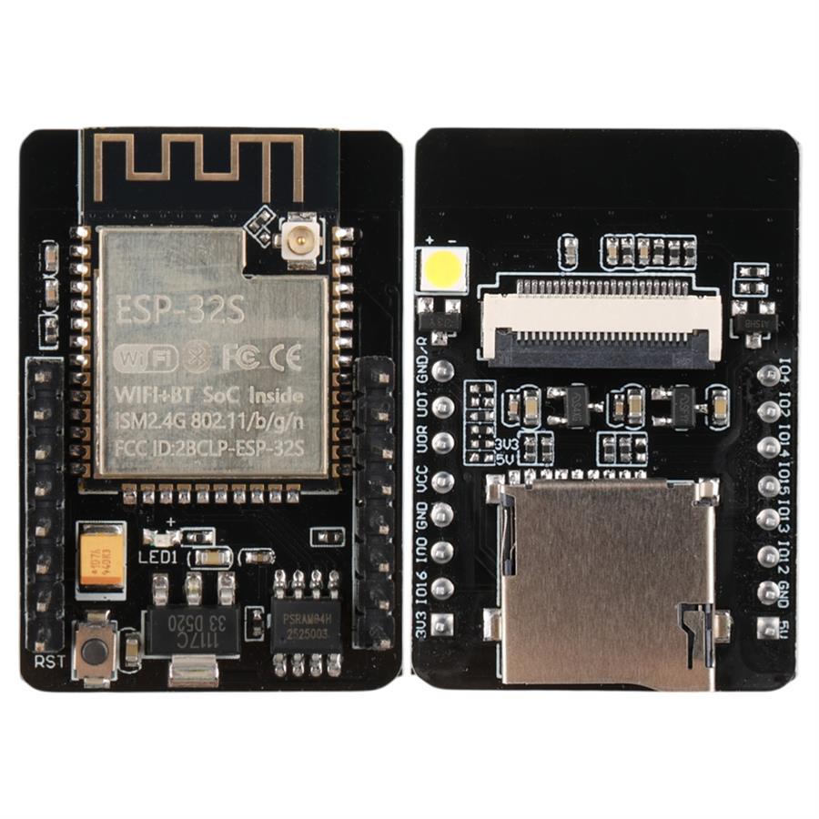 ESP32-CAM 2640S WiFi Bluetooth Geliştirme Kartı Dahili Kamera ve Micro SD Kart Harici Anten Girişli Modül