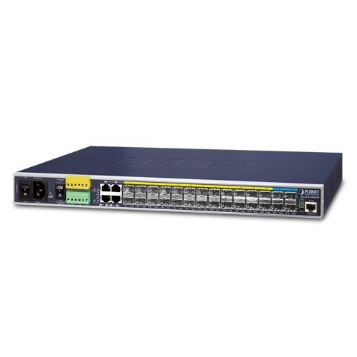 Endüstriyel Tip Yönetilebilir Ethernet Switch (Industrial Managed Ethernet Switch)<br>
L3<br>
14-Port 100/1G SFP (4 adet TP+ Paylaşımlı)<br>
10-Port 1G/2.5G SFP+<br> 
4-Port 10G SFP+ 
