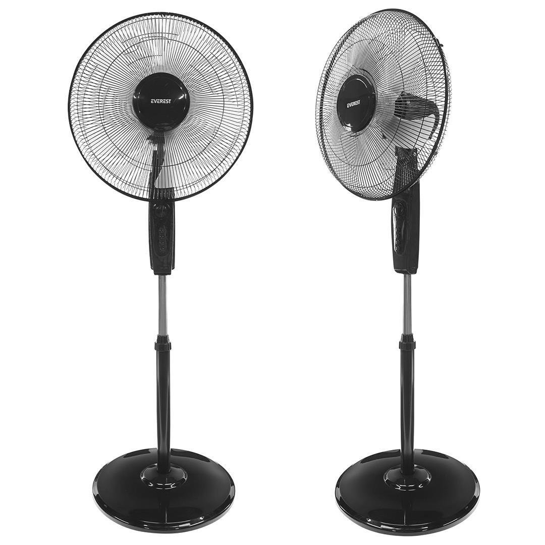 Everest FAN11 Cool Air 16 45 Watt 5 Pervaneli 3 Kademe 1200RPM Zaman Ayarlı Vantilatör Siyah