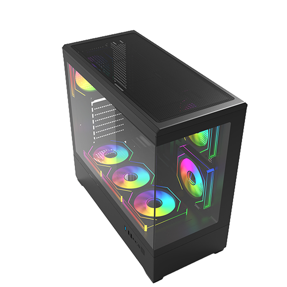 FRISBY FC-9585G TUNDRA 750W 80+ Bronze Siyah Mid Tower ATX Kasa