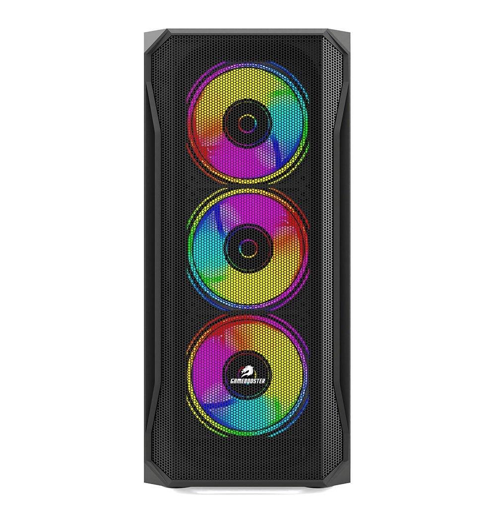 GAMEBOOSTER GB-T005MB Powersız Siyah Mesh Panel Mid Tower ATX Kasa