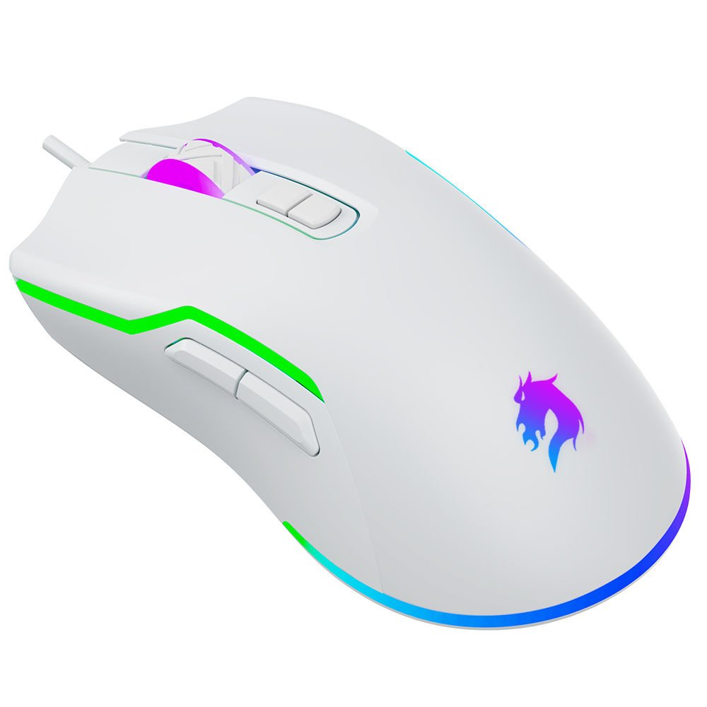 GAMEBOOSTER M18 Inferno 2.4ghz Kablosuz RGB Aydınlatmalı Beyaz Profesyonel Gaming Mouse