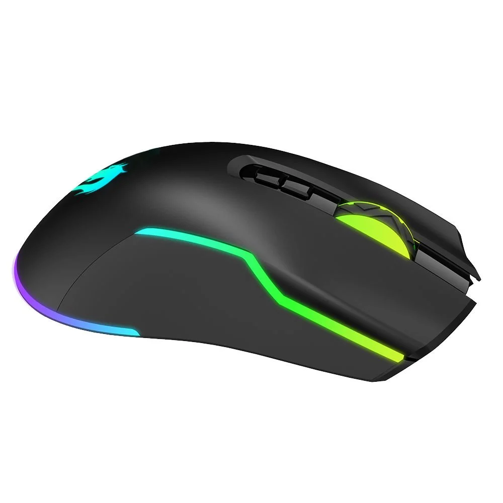 GAMEBOOSTER M18 Inferno 2.4ghz Kablosuz RGB Aydınlatmalı Siyah Profesyonel Gaming Mouse