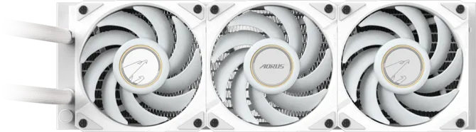 GIGABYTE 360MM LCD AORUS WATERFORCE X II 360 ICE ARGB AM5-1851p Sıvı Soğutmalı İşlemci Fanı Beyaz