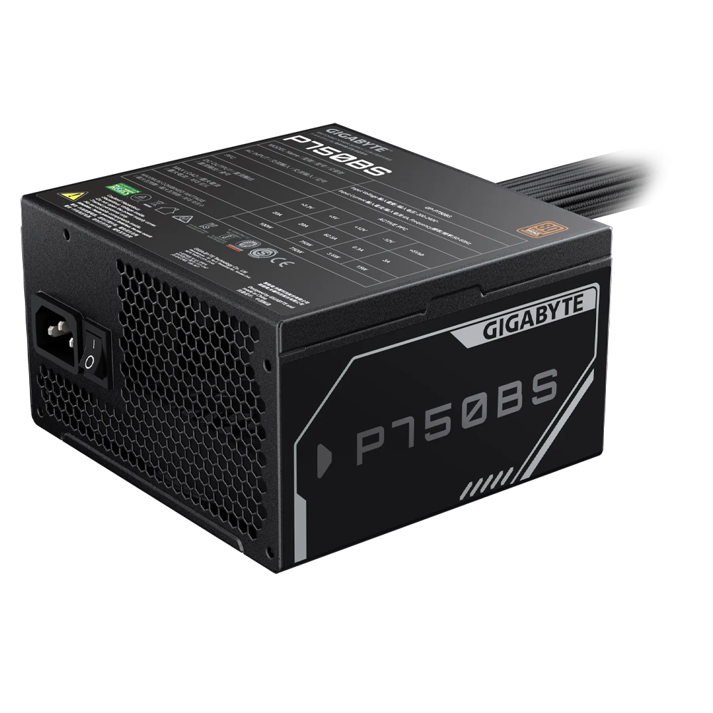 GIGABYTE 750W 80+ BRONZE GP-P750BS 12cm Fanlı APFC Power Supply