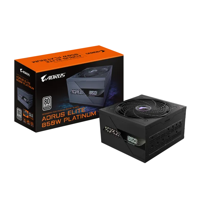 GIGABYTE 850W 80+PLATINIUM AORUS ELITE P850 GP-AE850PM PG5 Tam Modüler Power Supply