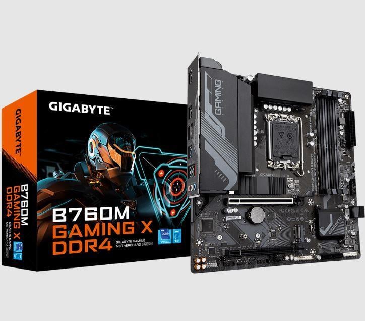 GIGABYTE B760M GAMING X DDR4 HDMI DP PCIE 4.0 1700p mATX