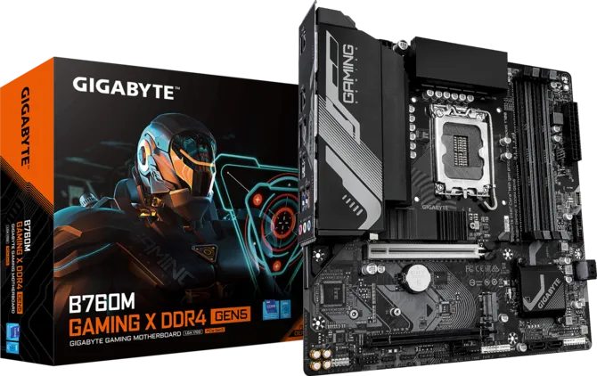 GIGABYTE B760M GAMING X GEN5 DDR4 HDMI-DP PCIE 4.0 1700p mATX