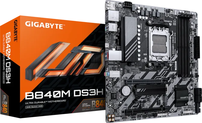 GIGABYTE B840M-DS3H DDR5 HDMI-DP PCIE 4.0 AM5 mATX