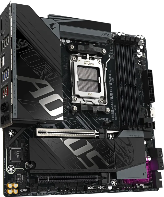GIGABYTE B850M AORUS ELITE WIFI6E DDR5 HDMI-TP TYPEC PCEI 5.0 AM5 mATX