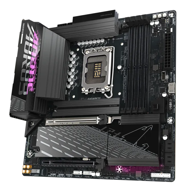 GIGABYTE B860M AORUS ELITE WIFI6E DDR5 HDMI-DP PCIE 5.0 1851p mATX