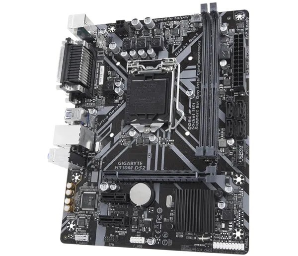 GIGABYTE H310M-DS2 DDR4 PCIe 16X v3.0 1151p v2 mATX