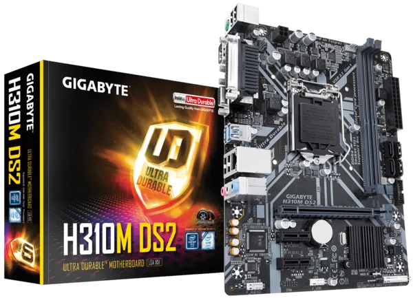 GIGABYTE H310M-DS2 DDR4 PCIe 16X v3.0 1151p v2 mATX