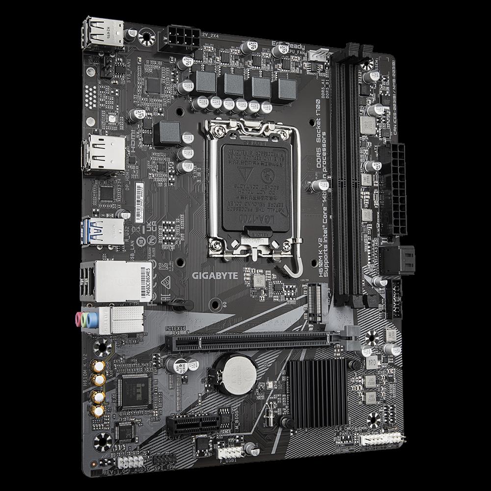 GIGABYTE H610M K V2 DDR5 4800Mhz M.2 HDMI/DP MATX 1700P