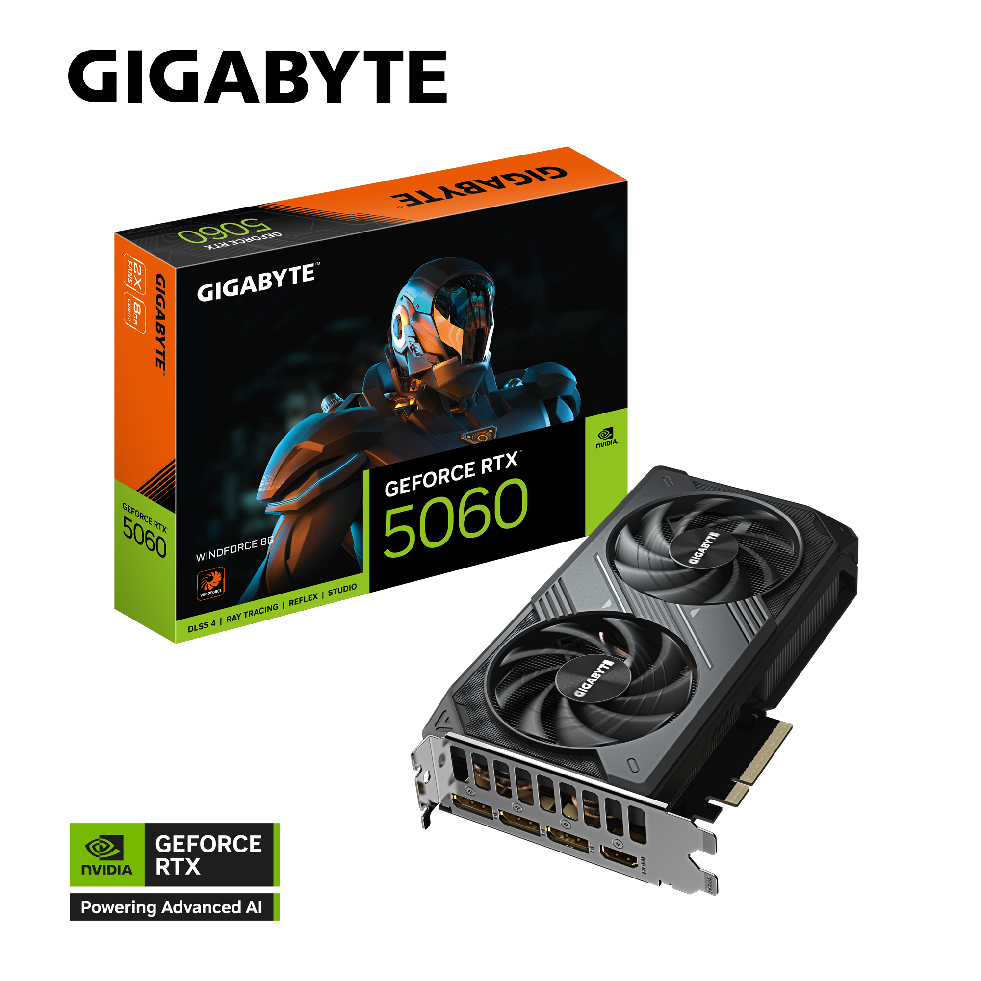 GIGABYTE RTX5060Ti GV-N506TWF2MAX OC-16GD 16GB Nvidia RTX5060Ti GDDR7 128bit HDMI 3xDP 16x Ekran Kartı