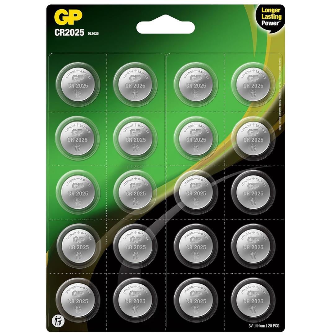 GP CR2025 DL2025 Lityum 20li Para Pil (GPCR2025-2CAI20)