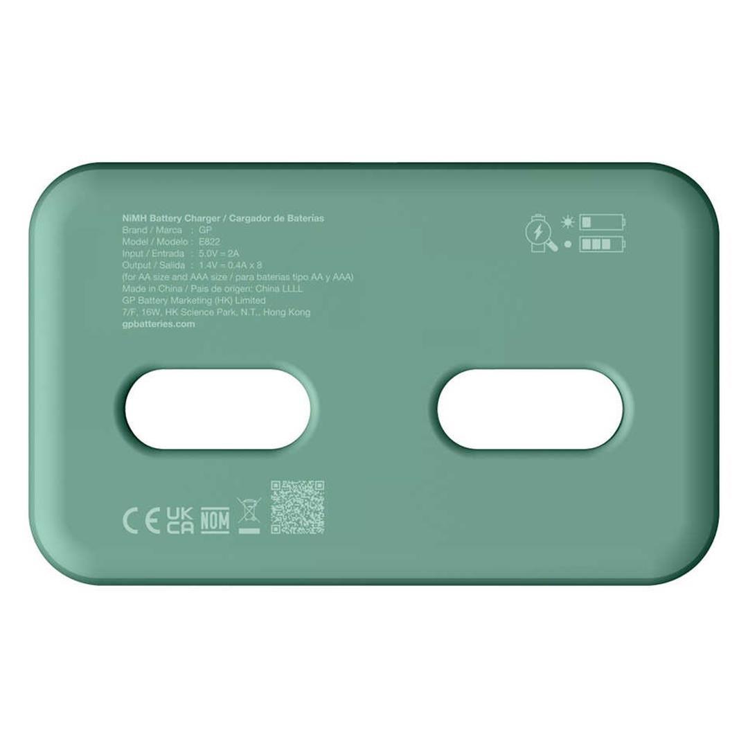 GP ReCyko E822 8li USB Kalem Pil Şarj Cihazı - AA ve AAA Uyumlu Akıllı LED Göstergeli Profesyonel Şarjlı Ünitesi