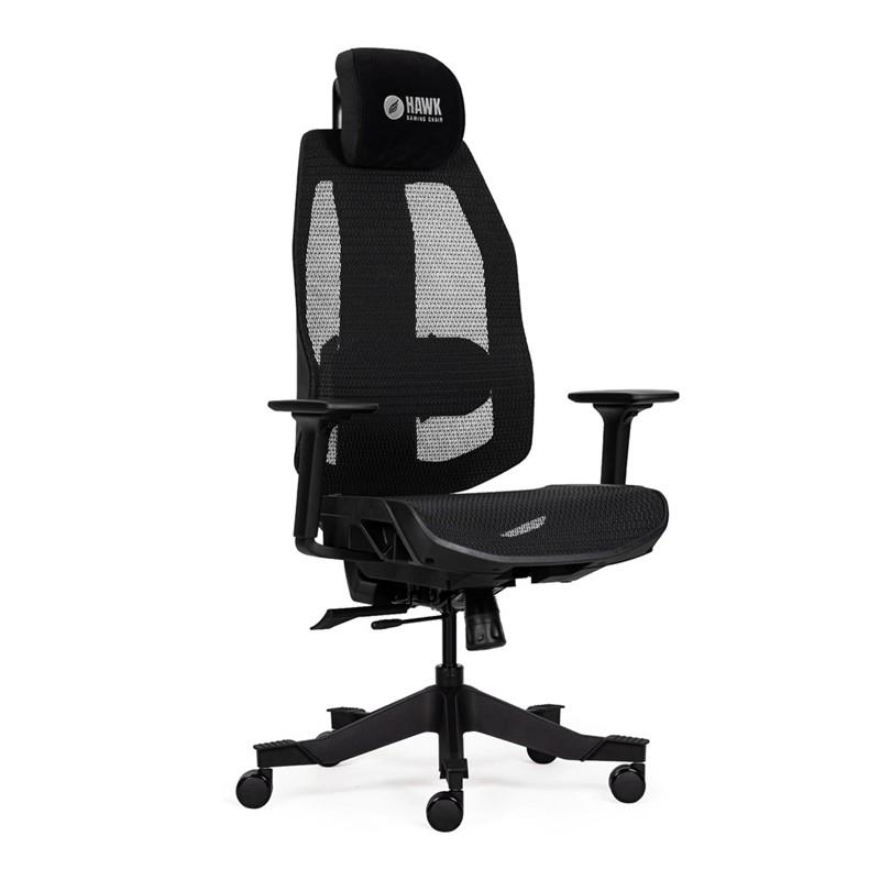 HAWK GAMING CHAIR NOVA FİLELİ SİYAH OYUNCU KOLTUĞU