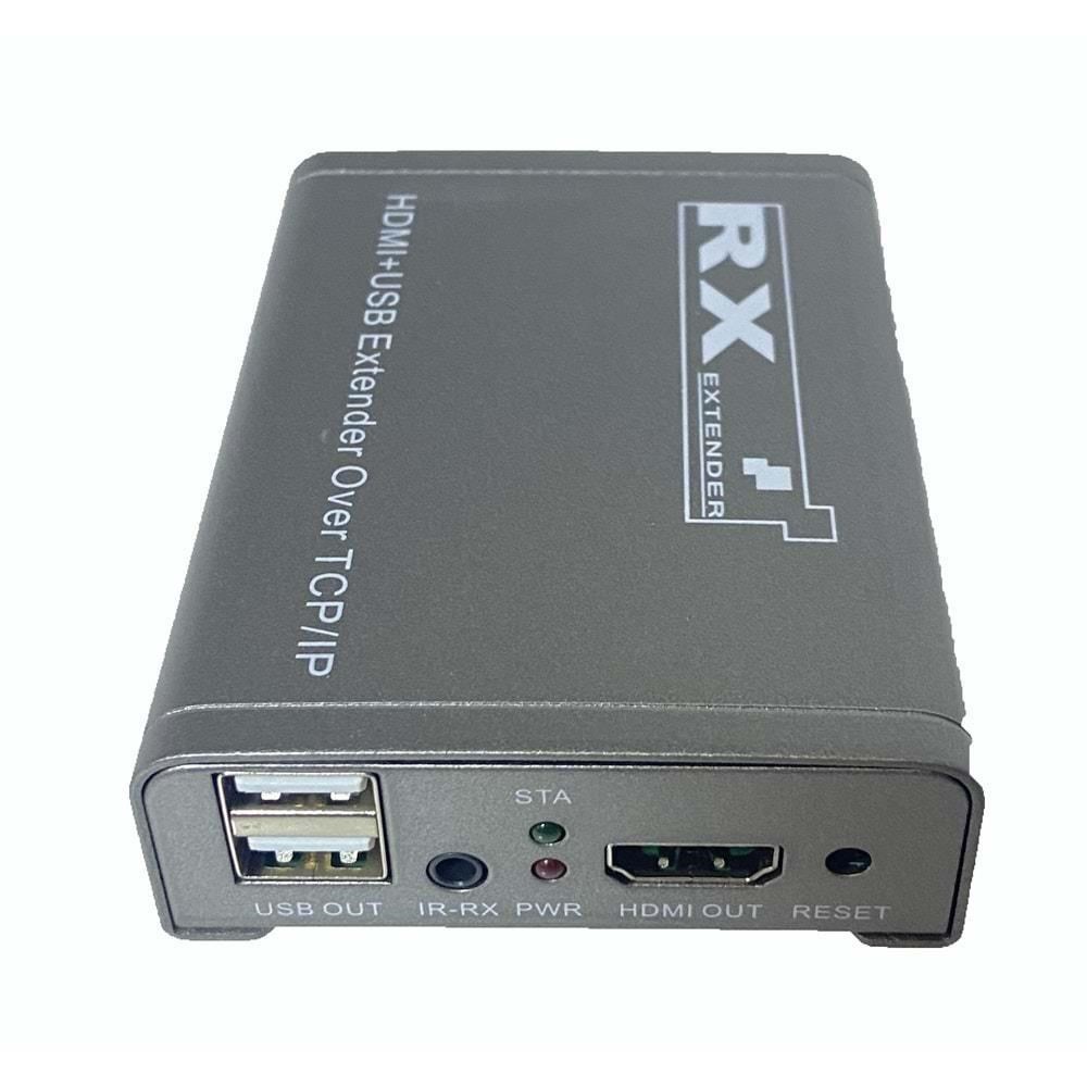 HDMI-USB-IR EXTERDER TRANSMITTER 1XUSB IN-1XIR IN XHDMI