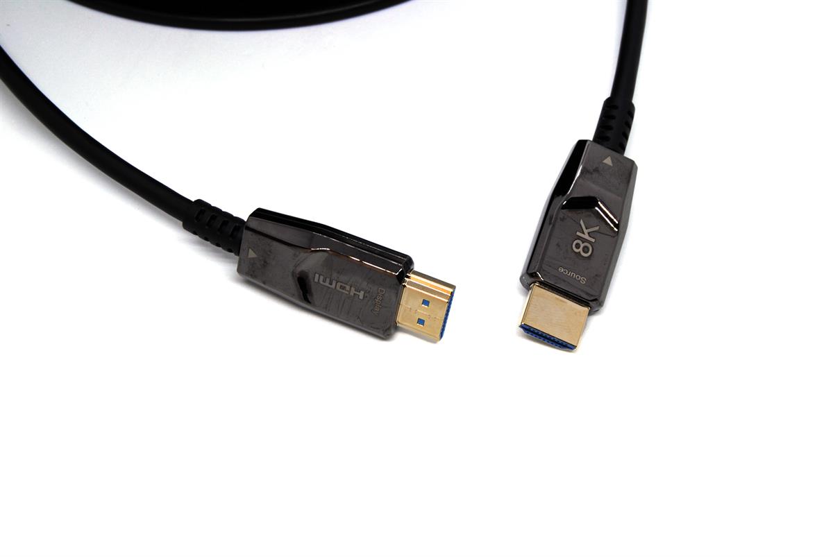 HDMI2.1 AOC M/M,8K@60Hz,Gold Plated Shell,black,10M BLACK 1PC/PE BAG WITH LABLE